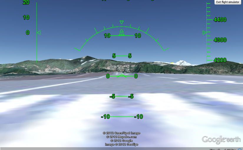 Google Earth Flight Simulator
