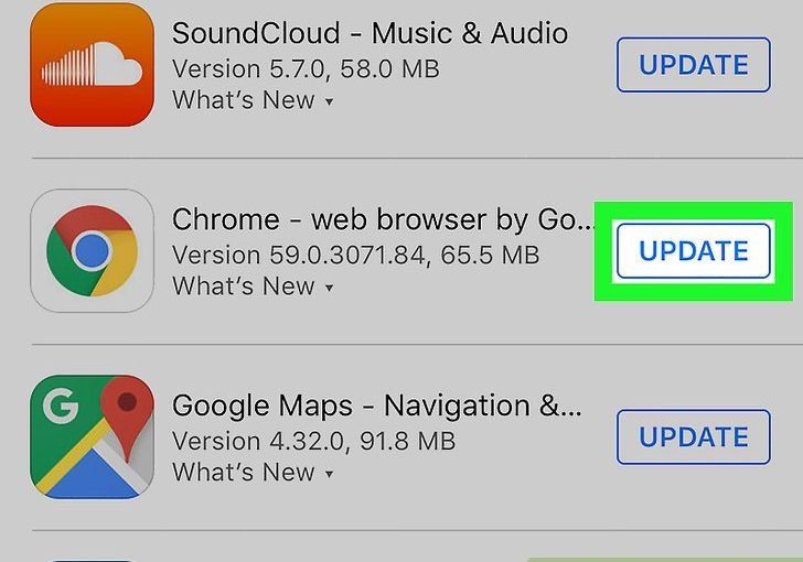 Google Chrome Update