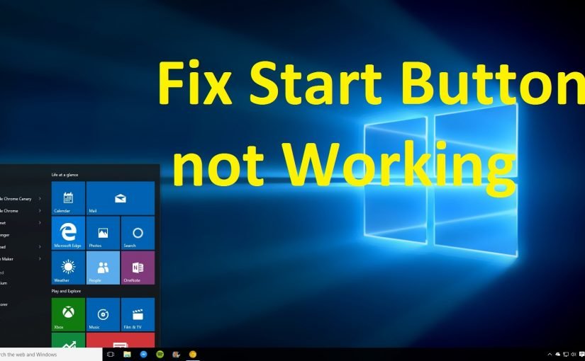 Windows 10 Start Button