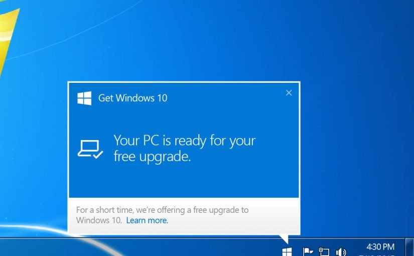Windows 10 upgrade