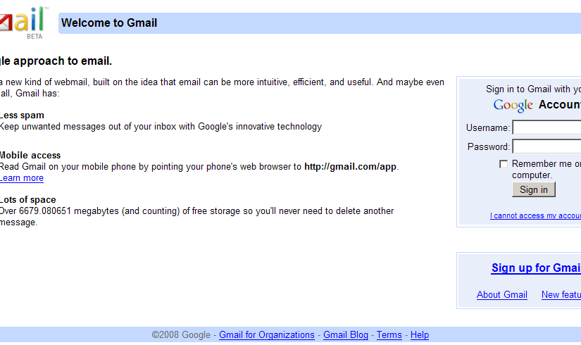 Gmail Login Password