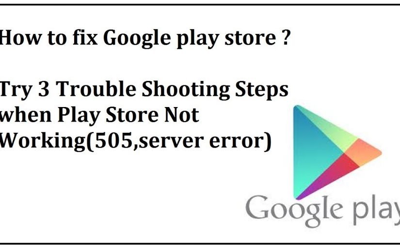 Google Play Store server error
